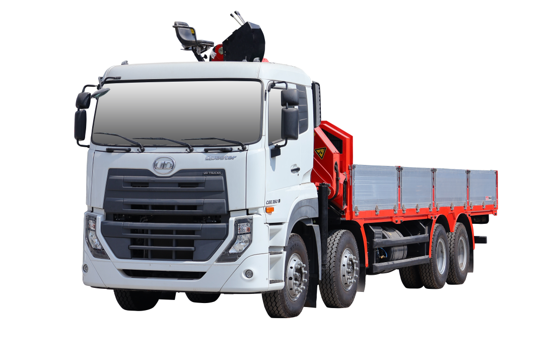 XE TẢI CẨU PAFINGER 8 TẤN UD TRUCKS CGE 350 WB6500 BDR